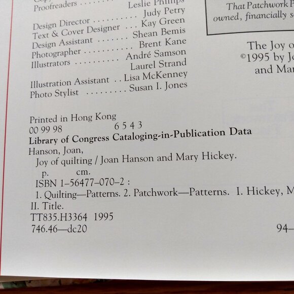 Vintage Joy of Quilting Pattern Book by That Patchwork Place - Picture 4 of 16